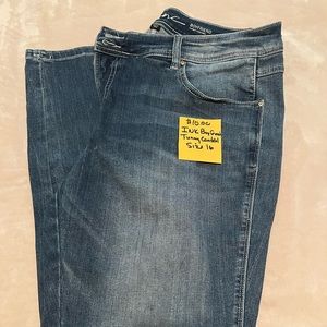 Plus Size Jeans INK boyfriend Tummy Control